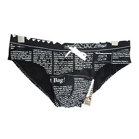 Slip da bagno nero da uomo John Galliano Nero