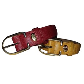Longchamp Gürtel Rot