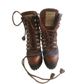 Dsquared2 Bottines Dsquared Caramel