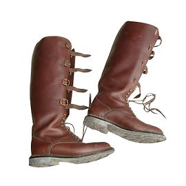 Heschung Botas Marrón oscuro