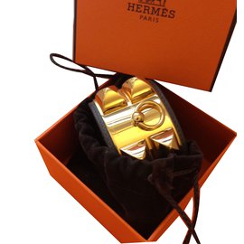 Hermès-COLLIER DE CHIEN HERMES ETAIN-Cinza antracite