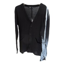 Costume National-C'n'c costume national men's light jersey cardigan size xl-Black