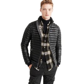 Abercrombie & Fitch-Ultra Lightweight Down Puffer Jacket-Black