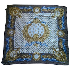 Lenço de seda Lancel multicolorido 90x90cm Multicor