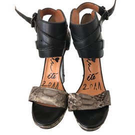 Lanvin Sandalen Python drucken