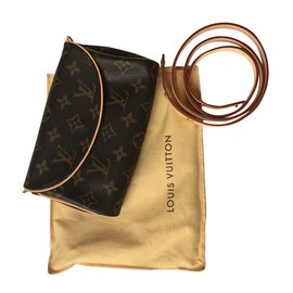 Louis Vuitton-Belt clutch-Brown