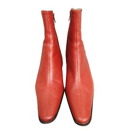 Robert Clergerie Ankle Boots Cognac Leather Cognac