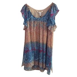 Vestido de seda sem mangas Diane Von Furstenberg Multicor