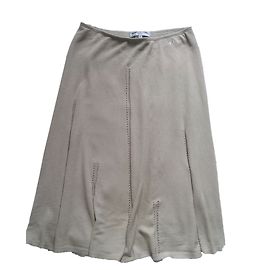 Sonia Rykiel Baumwollrock Beige Größe 40 Beige