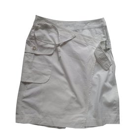 Sportmax-Skirt-White