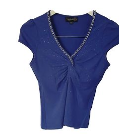 Autre Marque Camiseta Patouchka de algodão roxa Tamanho S Roxo