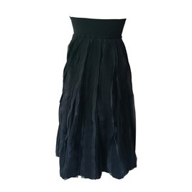 Dkny-vestido sem alças-Preto