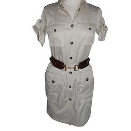 Burberry Brit Vestidos Beige
