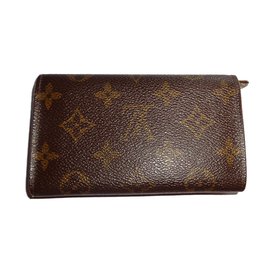 Louis Vuitton-Purse, wallet, case-Brown