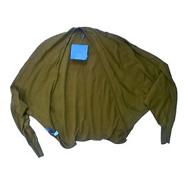 Uterque Bolero en soie et coton Jaune