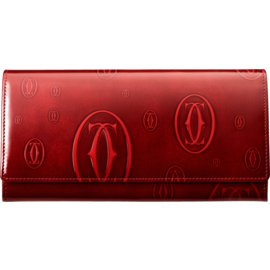 Cartier-Happy Birthday Wallet-Dark red