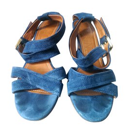 Autre Marque-MUGNAI Sandals-Blue