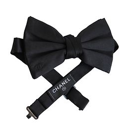 Chanel Krawatte Schwarz