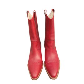 Fratelli Rosseti-Ankle Boots-Red