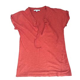 Maje Top aus Baumwolle Orange Orange