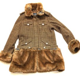 Chanel-Coat-Brown