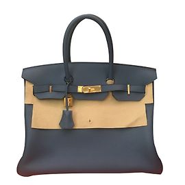 Hermès Birkin 35 Azul