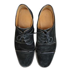 Kenzo Clif Derbies Black Deerskin 42 Black