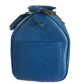Louis Vuitton-Handbag-Blue