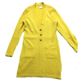 Chanel-Cardigan-Giallo