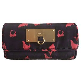 Diesel Wallet Black Pink Purple
