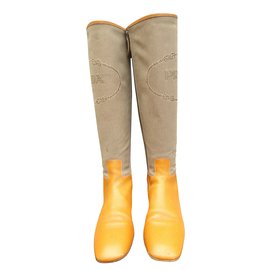 Prada-Boots-Yellow