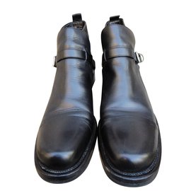 Prada-Bottes, boots-Noir