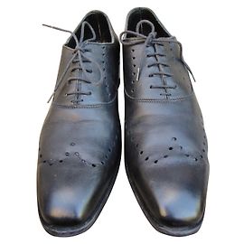 Paraboot Richlieu Leather Lace Ups Black Black