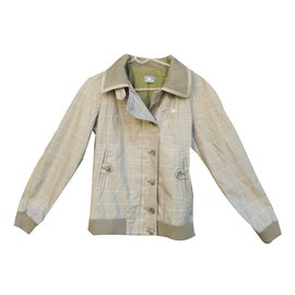 Chaqueta Lacoste de algodón gris Gris