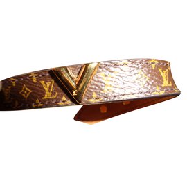 Louis Vuitton-Pulseira-Marrom