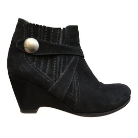 Autre Marque-Gelati Ankle Boots-Black