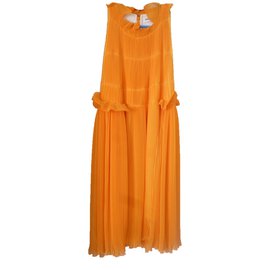 Sonia Rykiel Kleid Orange