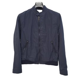 Salvatore Ferragamo-Bomber jacket-Blue