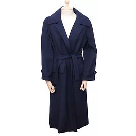 Hermès Trench Coats Azul marinho