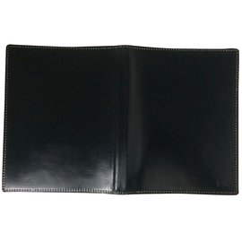 Hermès-Agenda case box leather-Black