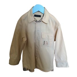 Burberry-Tops Tees-Beige