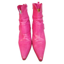 Sartore-Ankle Boots-Pink