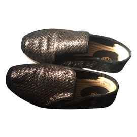 Ugg Espadrilles Bronze Leder 39FR Bronze
