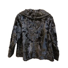 Autre Marque-astrakan jacket-Black