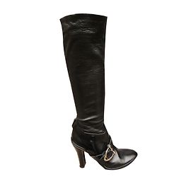 Bottes Vintage CÉLINE En Cuir Marron - Pointure 36.5 EU - Quasi Neuves, Magnifiques !