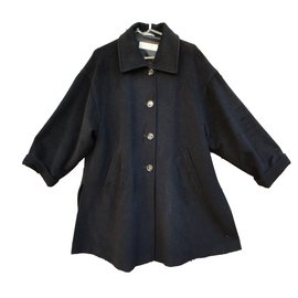 Max Mara Black Wool Coat Black