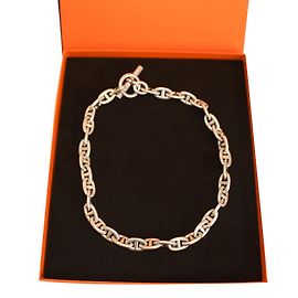 Hermès chaîne d'ancre Silvery