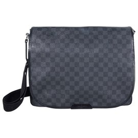 Louis Vuitton-Louis Vuitton Messenger District GM  damier-Blue,Grey