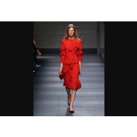 Gucci-Kleid-Rot