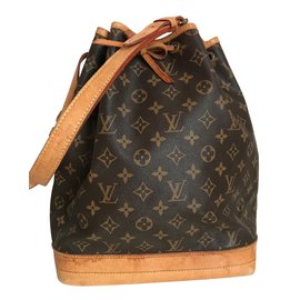 Louis Vuitton-Louis Vuitton Sac Noe GM Grande Canvas Monogram-Brown,Golden